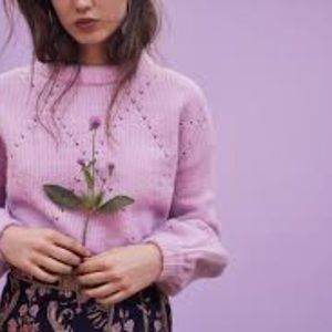 For Love and Lemons Mia Pointelle Sweater